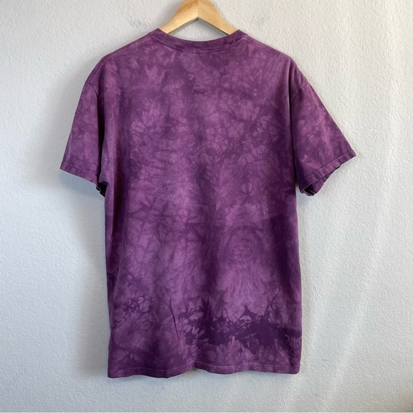 The Mountain Shirt Purple Tie Dye Cat Tee Nature Graphic Shirt 2013 Unisex Large - Picture 5 of 9